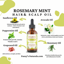 Load image into Gallery viewer, Rosemary Mint Hair Oil